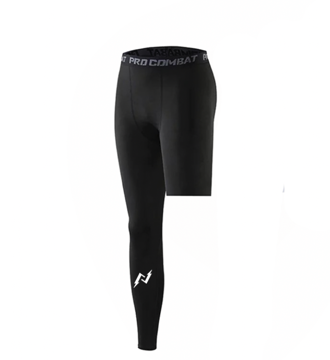 Compression 1 Leg Sleeve Tights (Black) – Nitretix