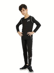 Kids Youth Compression Pants (Black)