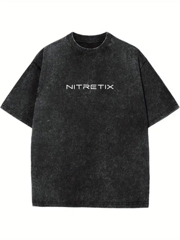 Stonewash Oversized Minimal Tee