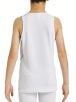 Kids Youth Compression Sleeveless Tank (White)