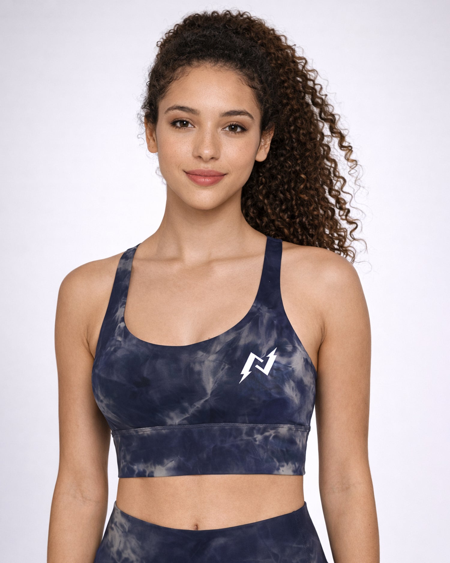 Tie Dye Blue Sports bra