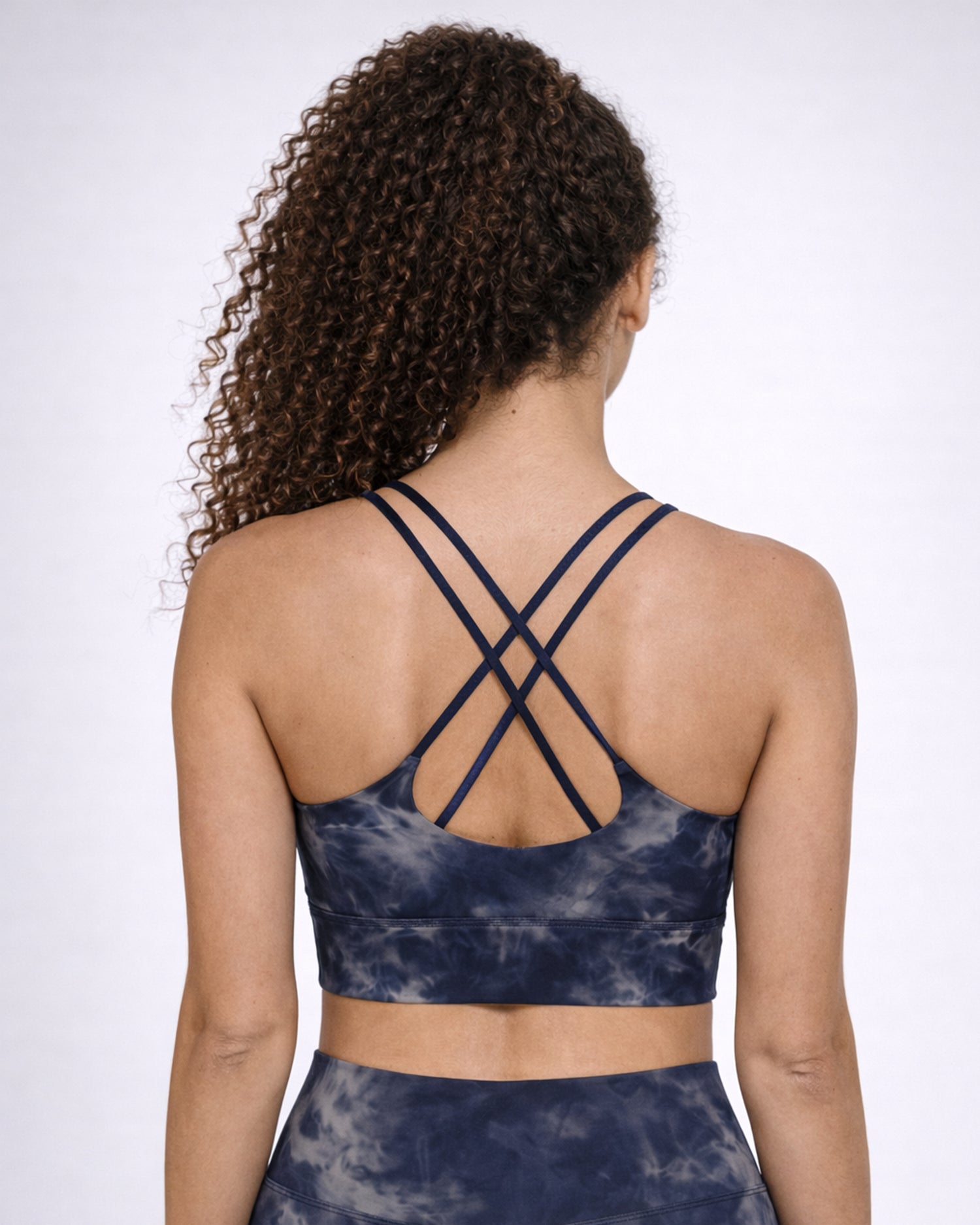 Tie Dye Blue Sports bra