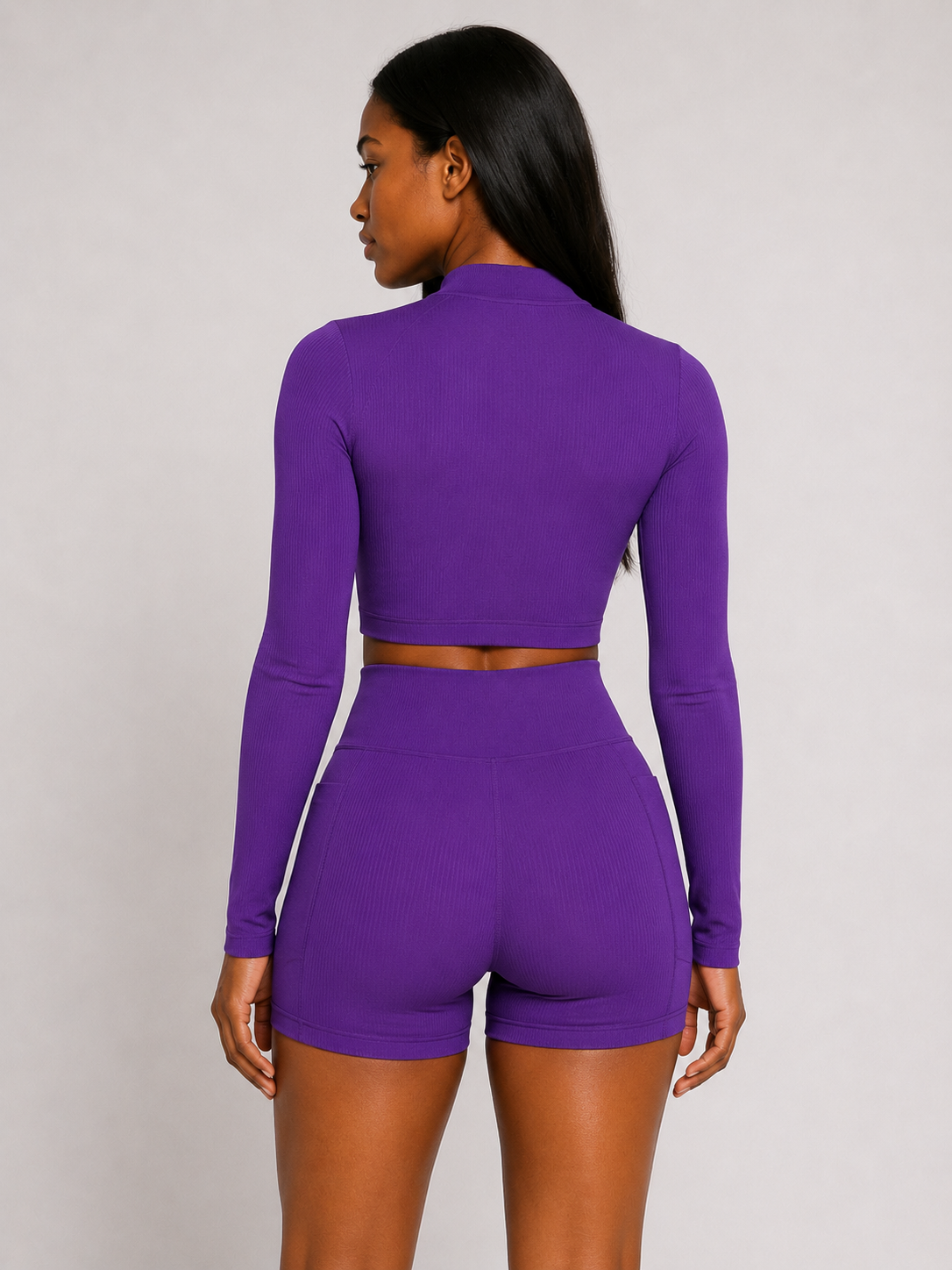 2 Piece Yoga Spring Set (Purple)