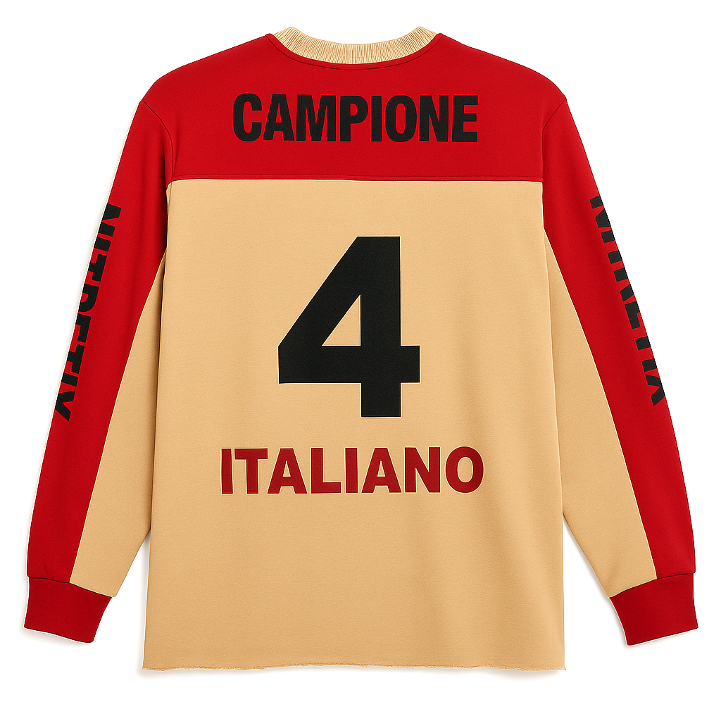“Campione Italiano” Vintage Terry Long Sleeve