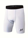 Kids Youth Compression Shorts (White)