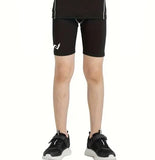 Kids Youth Compression Shorts (Black)