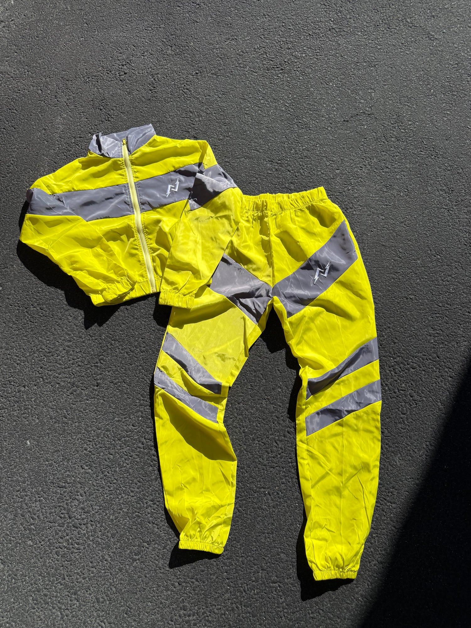 Swishy Track Suit (Light Green)