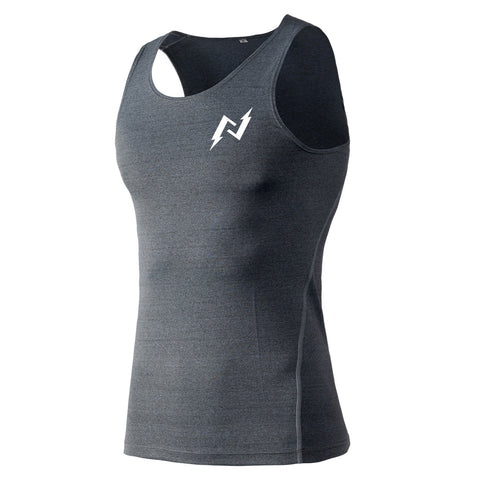 Compression Sleeveless Tank (Gray)