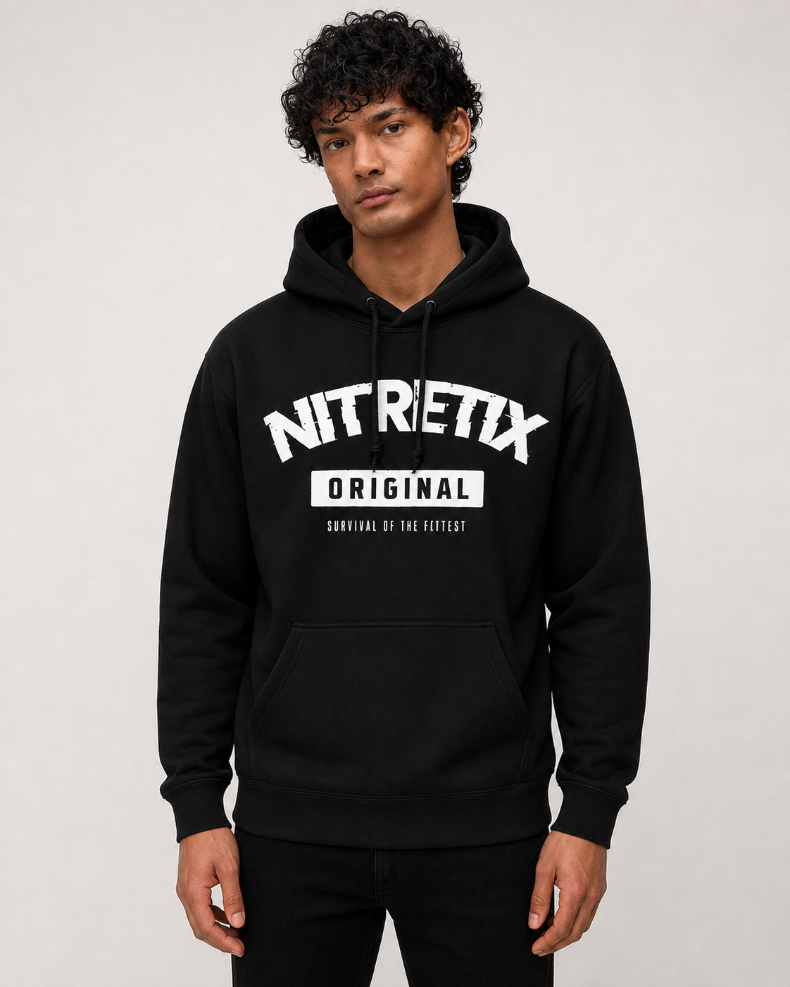 Nitretix Original Pullover Hoodie (Black)