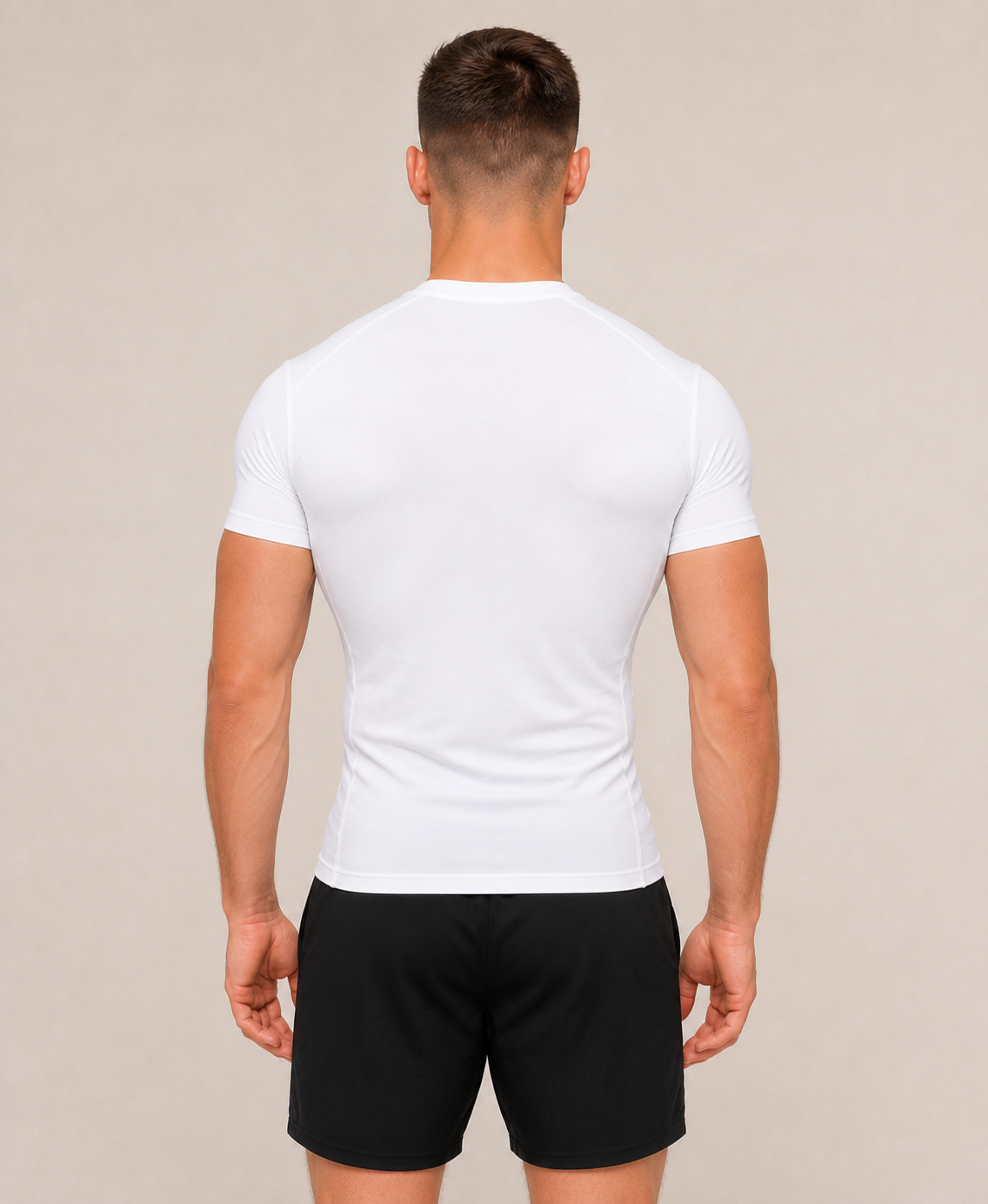 Compression Dry-Fit Tee White