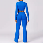 Flare 2 Piece Yoga Set (Blue)