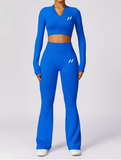 Flare 2 Piece Yoga Set (Blue)