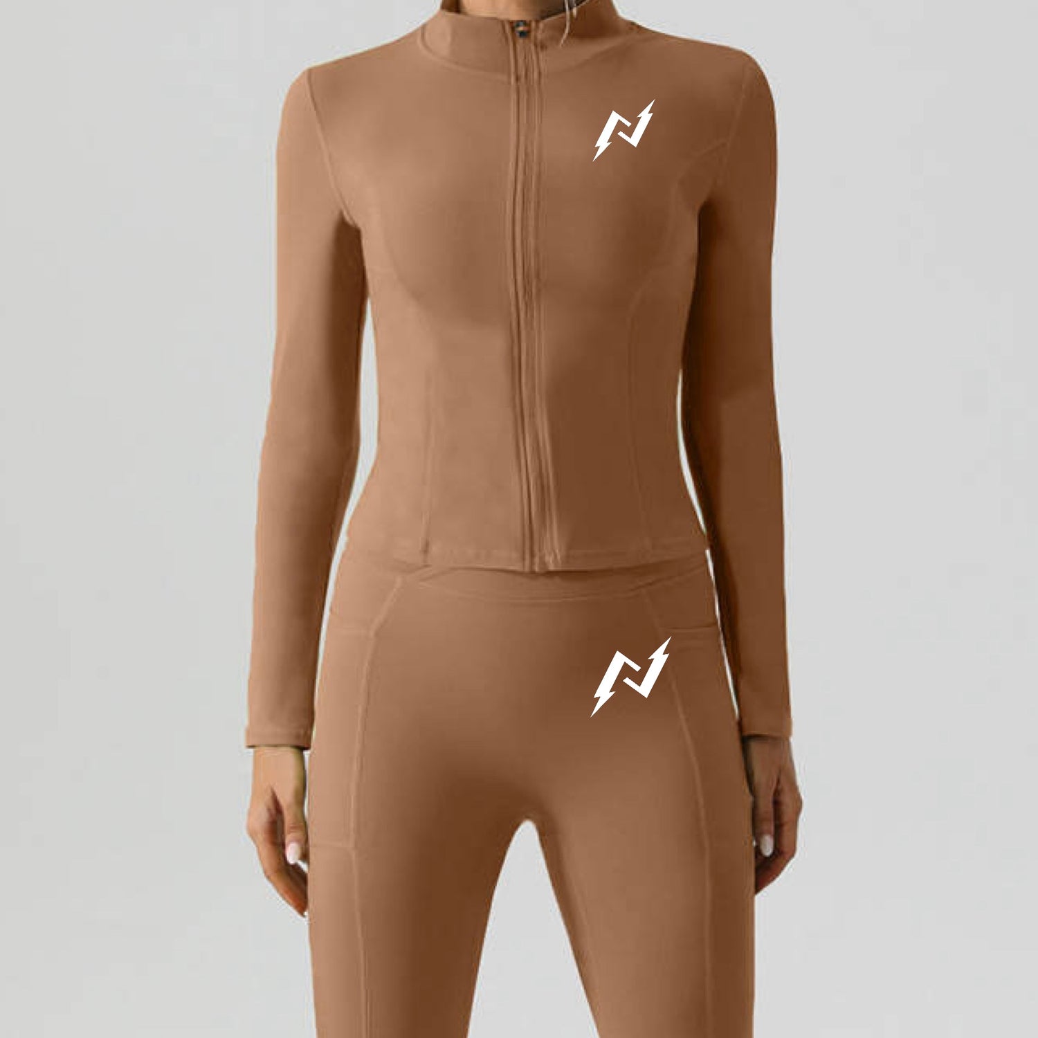 Reactive Long Sleeve Set (Brown)