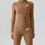 Reactive Long Sleeve Set (Brown)