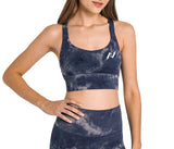 Tie Dye Blue Sports bra