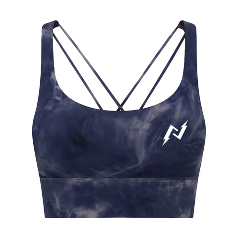 Tie Dye Blue Sports bra