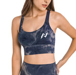 Tie Dye Blue Sports bra