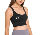 X Strap Black Sports bra