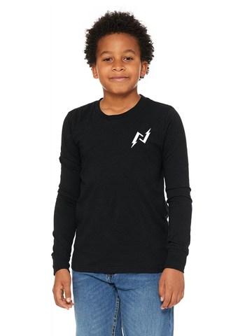 Kids Long Sleeve Cotton Slim Fit Tee