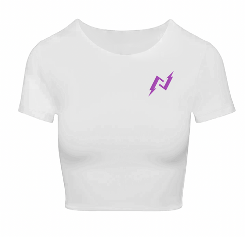 Nitretix Women's Crop Shirt (Lavender)