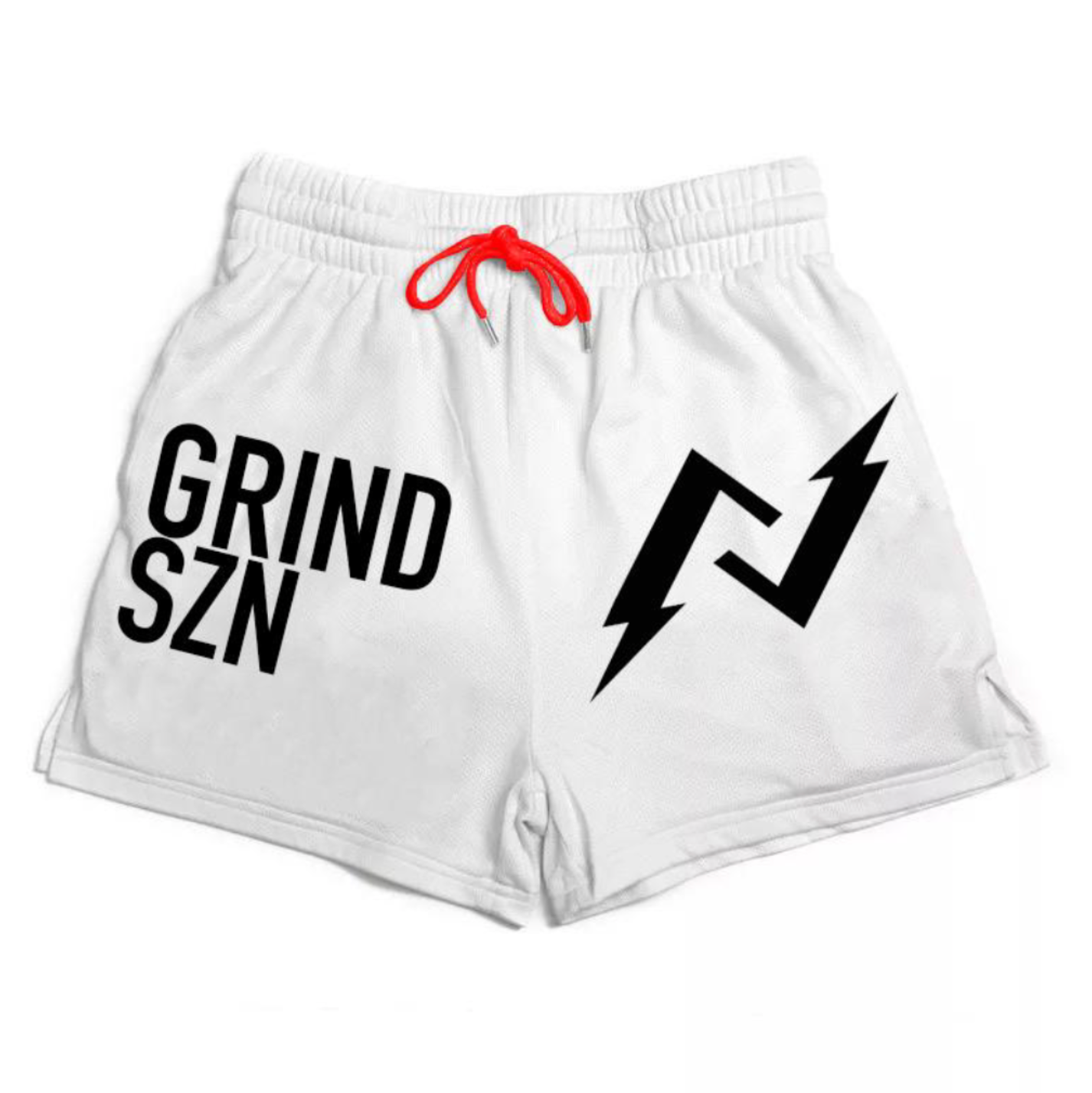 "Grind SZN" Shorts White