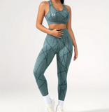 2 Piece Scribble Yoga Set