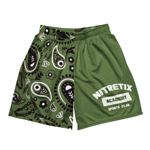 Green Bandana Shorts