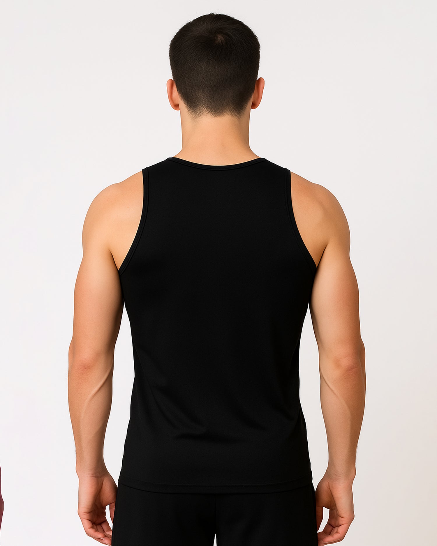 Compression Sleeveless Tank (Black)