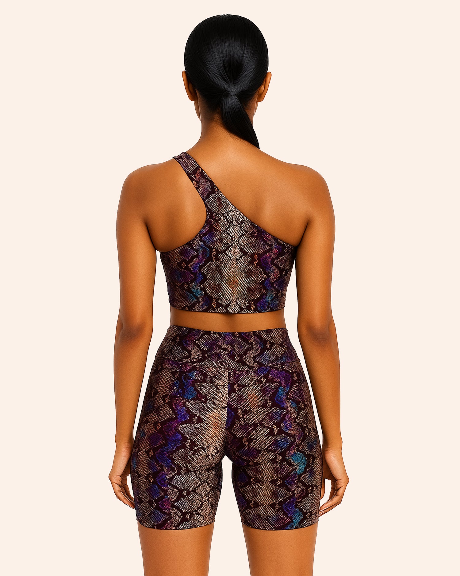 Diamond Snake Skin 2 Piece Yoga Set