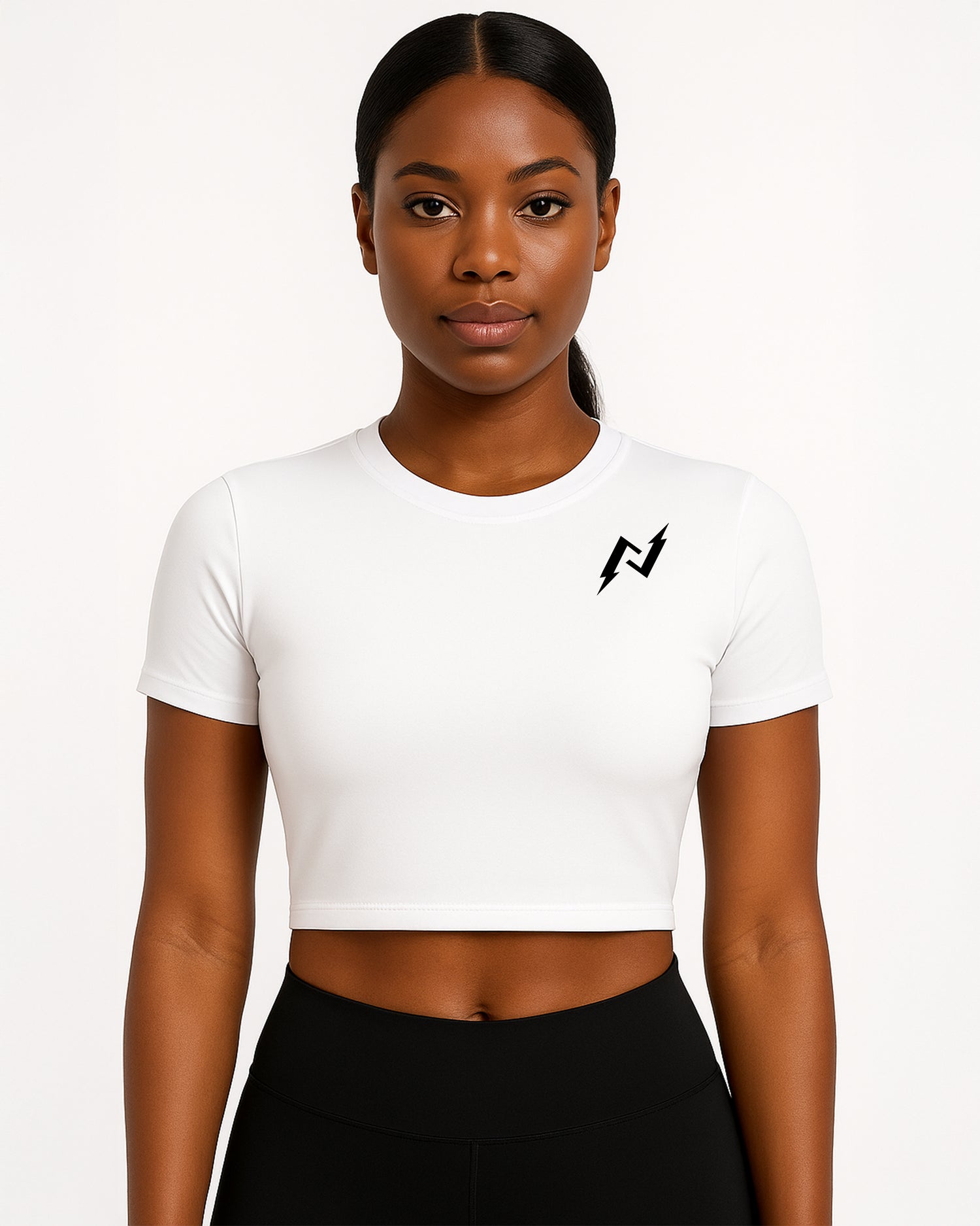 Crew Neck Crop Shirt