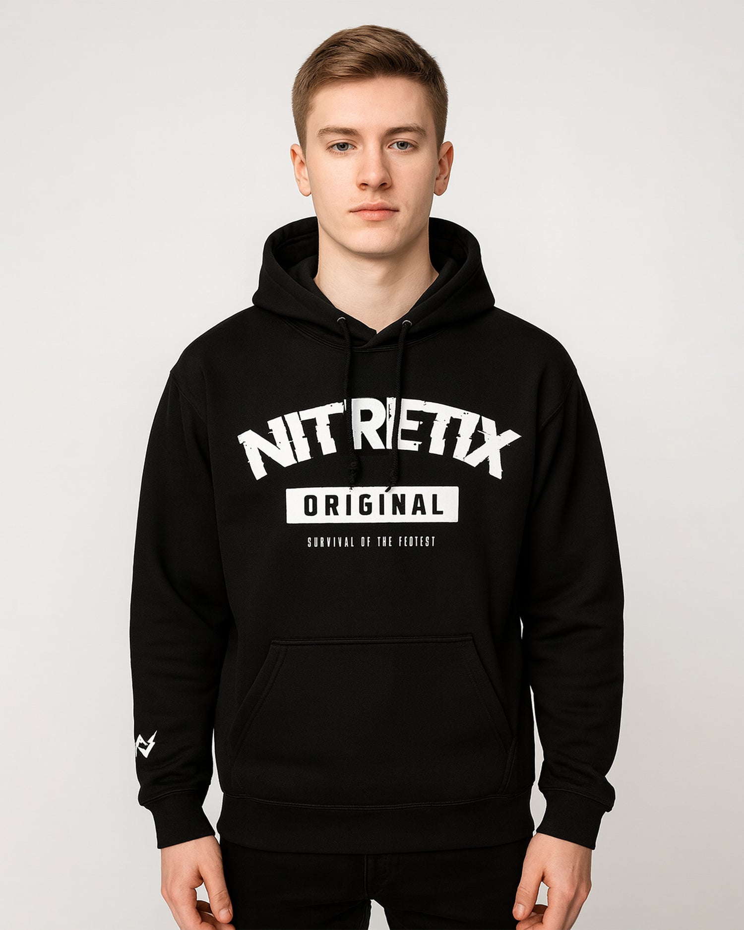 Nitretix Original Pullover Hoodie (Black)