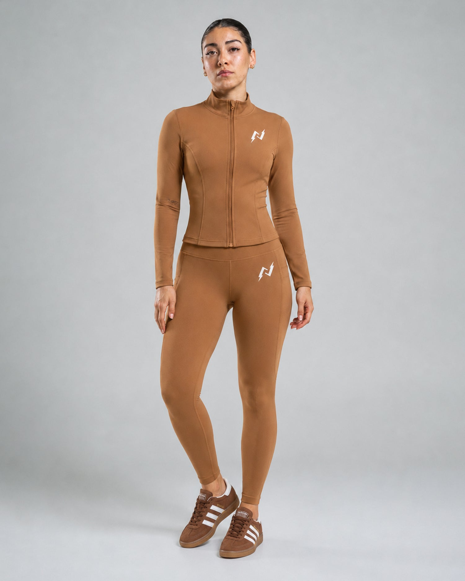 Reactive Long Sleeve Set (Brown)
