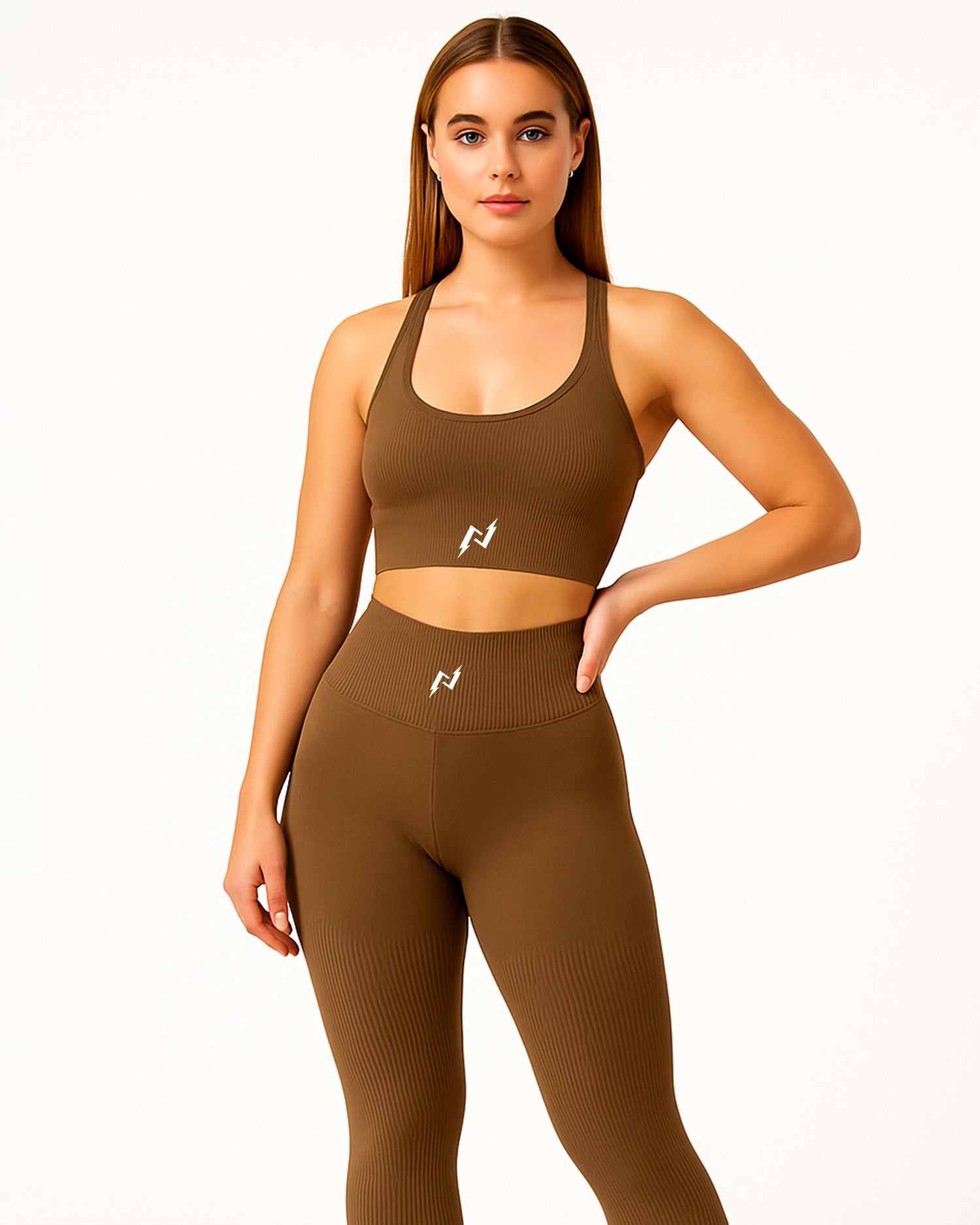 Elevate 2 Piece Yoga Set (Chocolate)