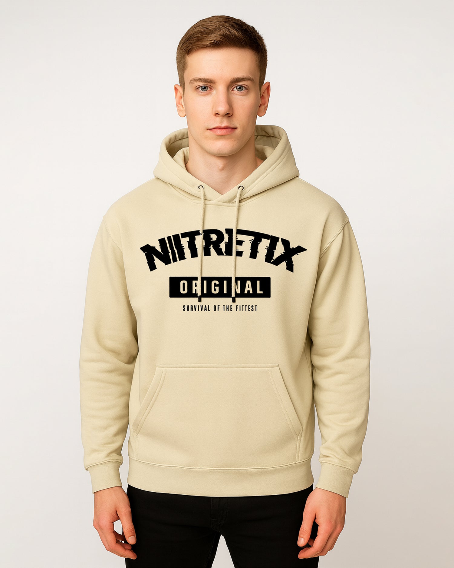 Nitretix Original Pullover Hoodie (Cream)