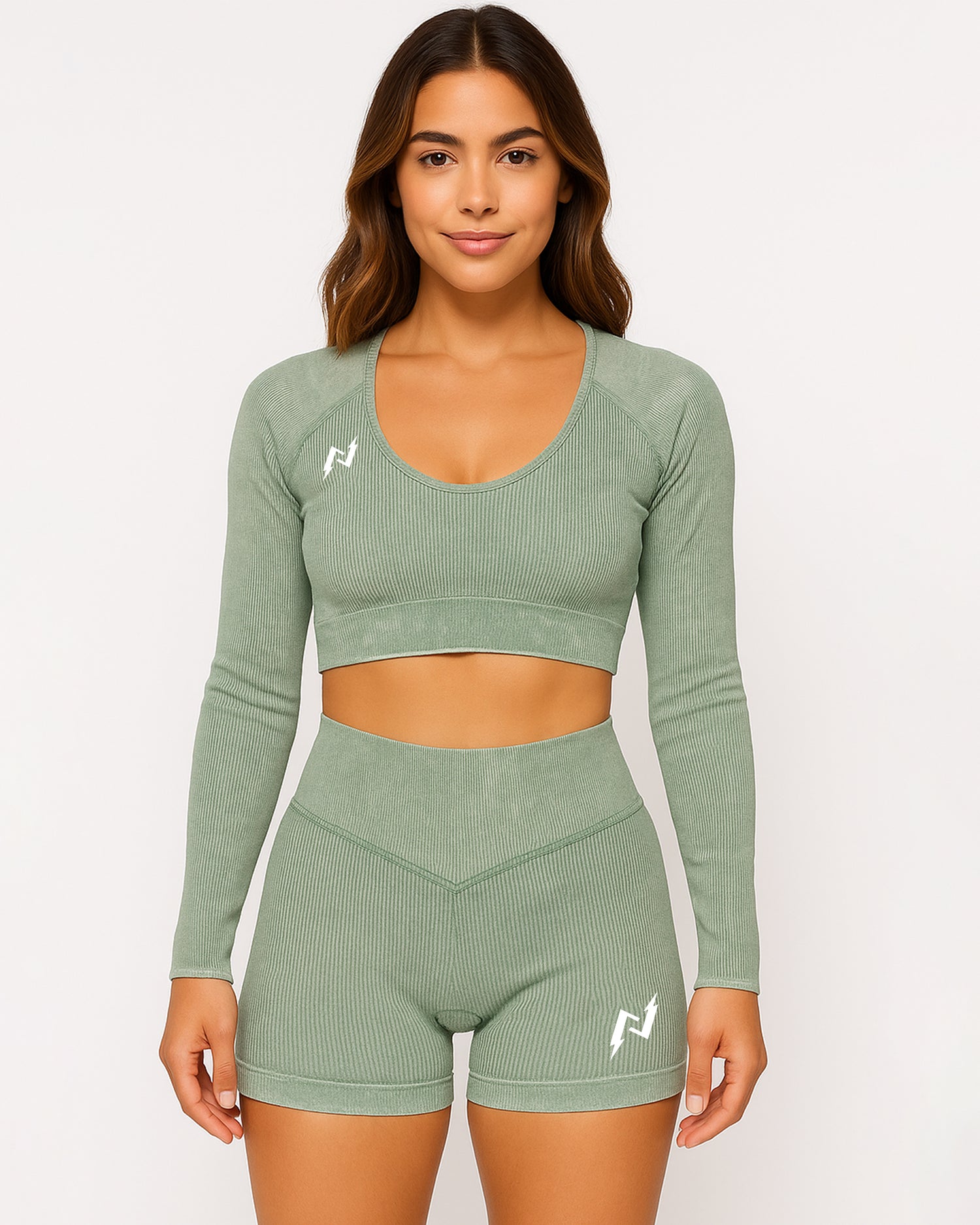 Stonewashed 2 Piece Yoga Set