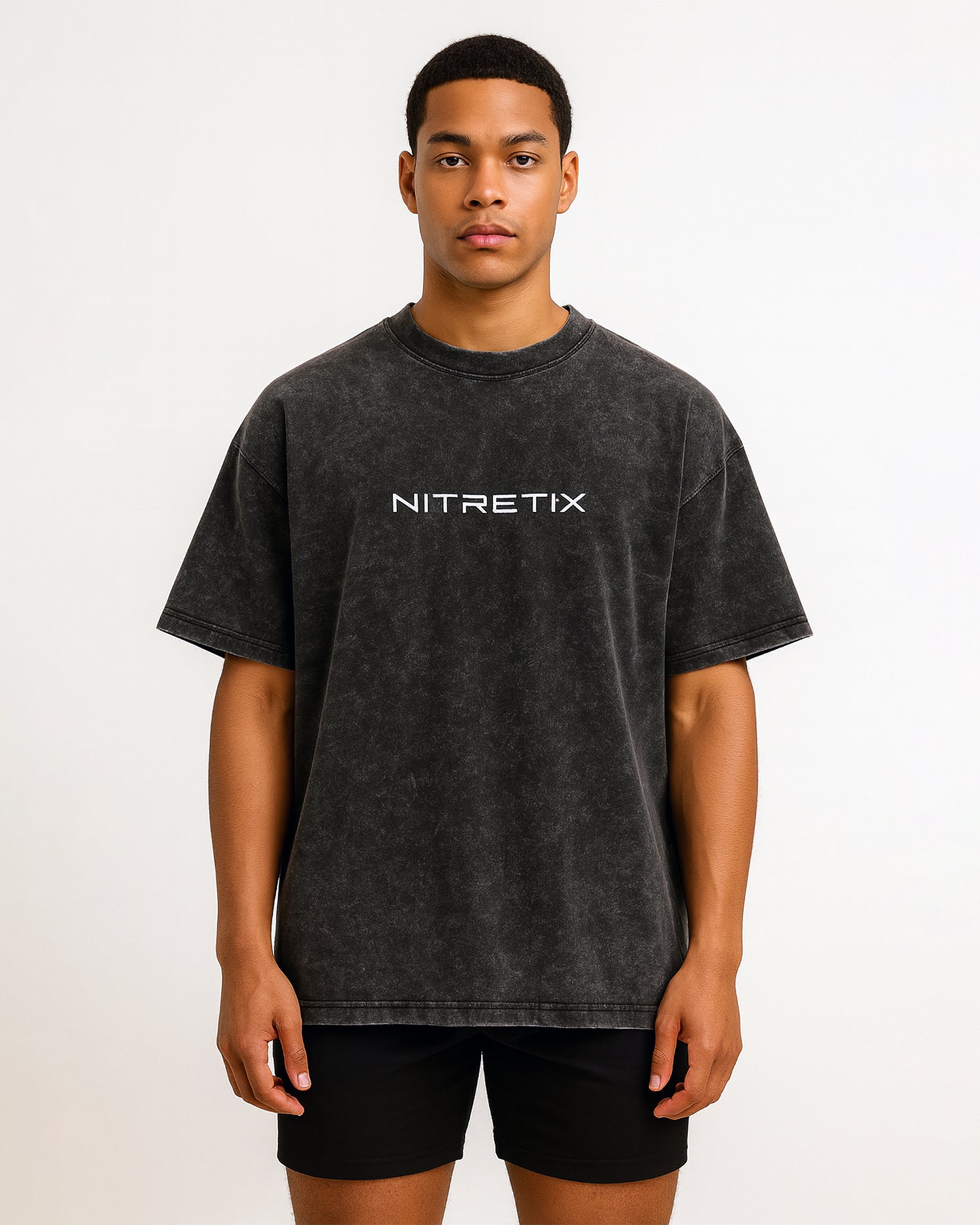 Stonewash Oversized Minimal Tee