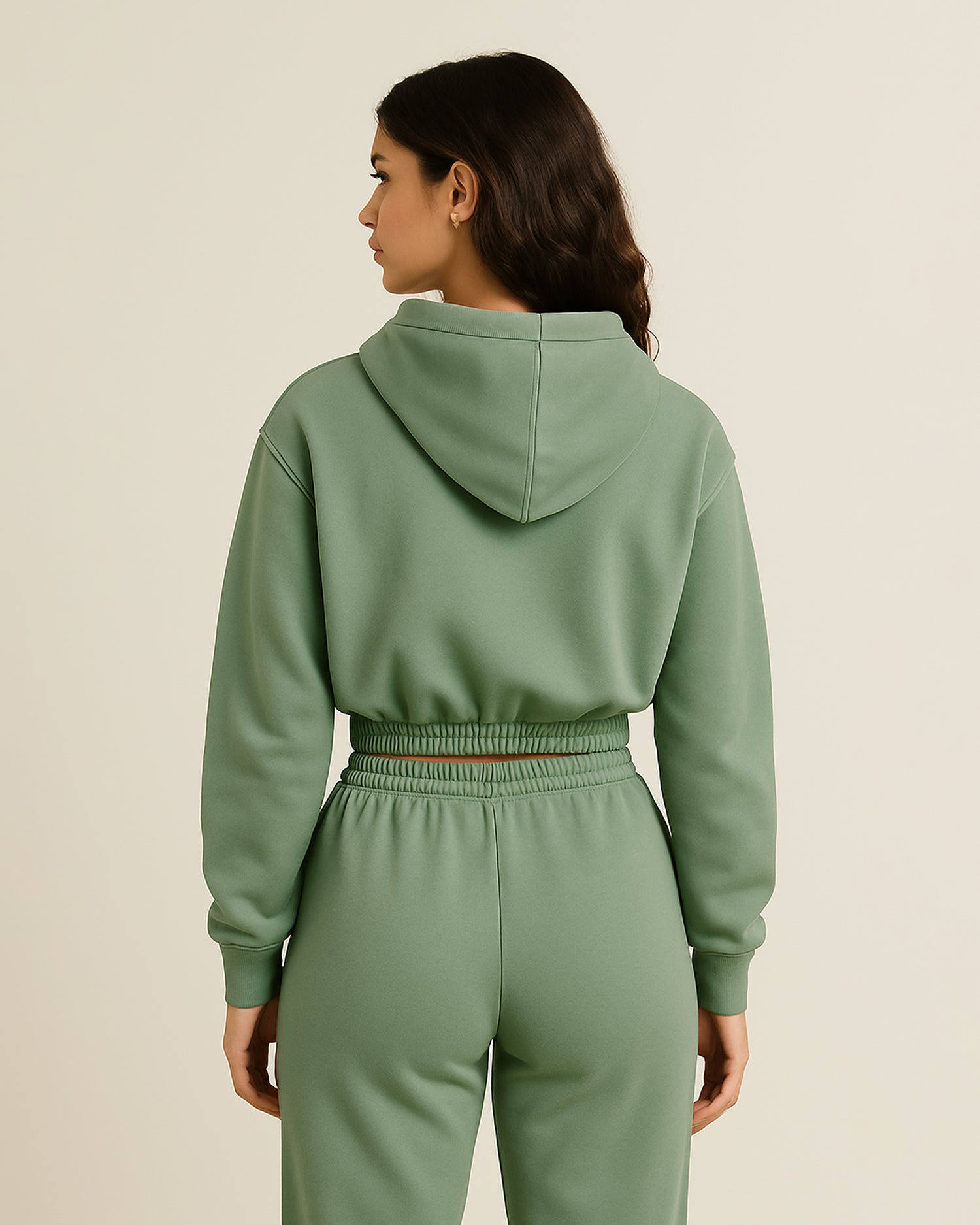Comfort Women's Pullover Crop Sweatsuit