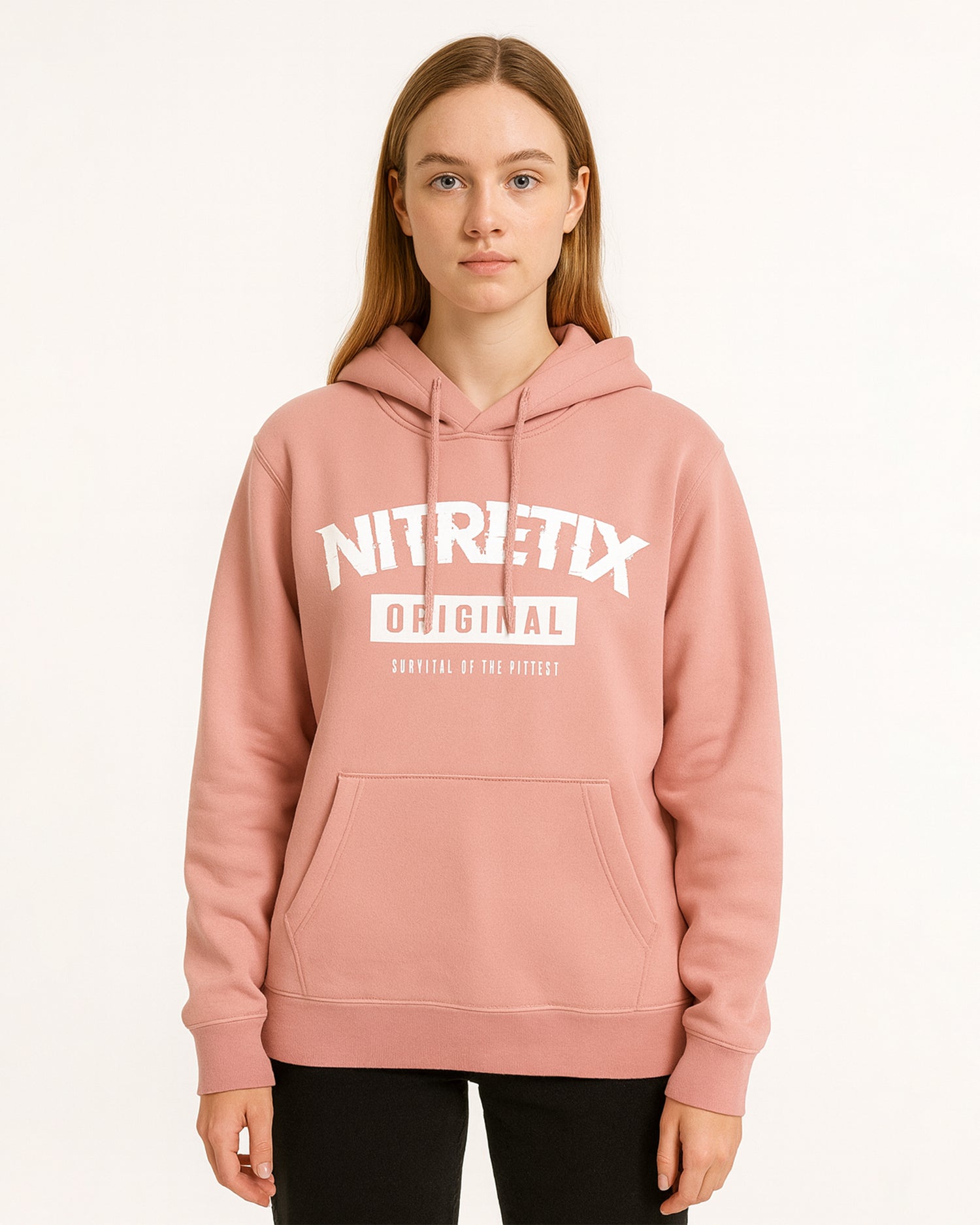 Nitretix Original Pullover Hoodie (Pink)