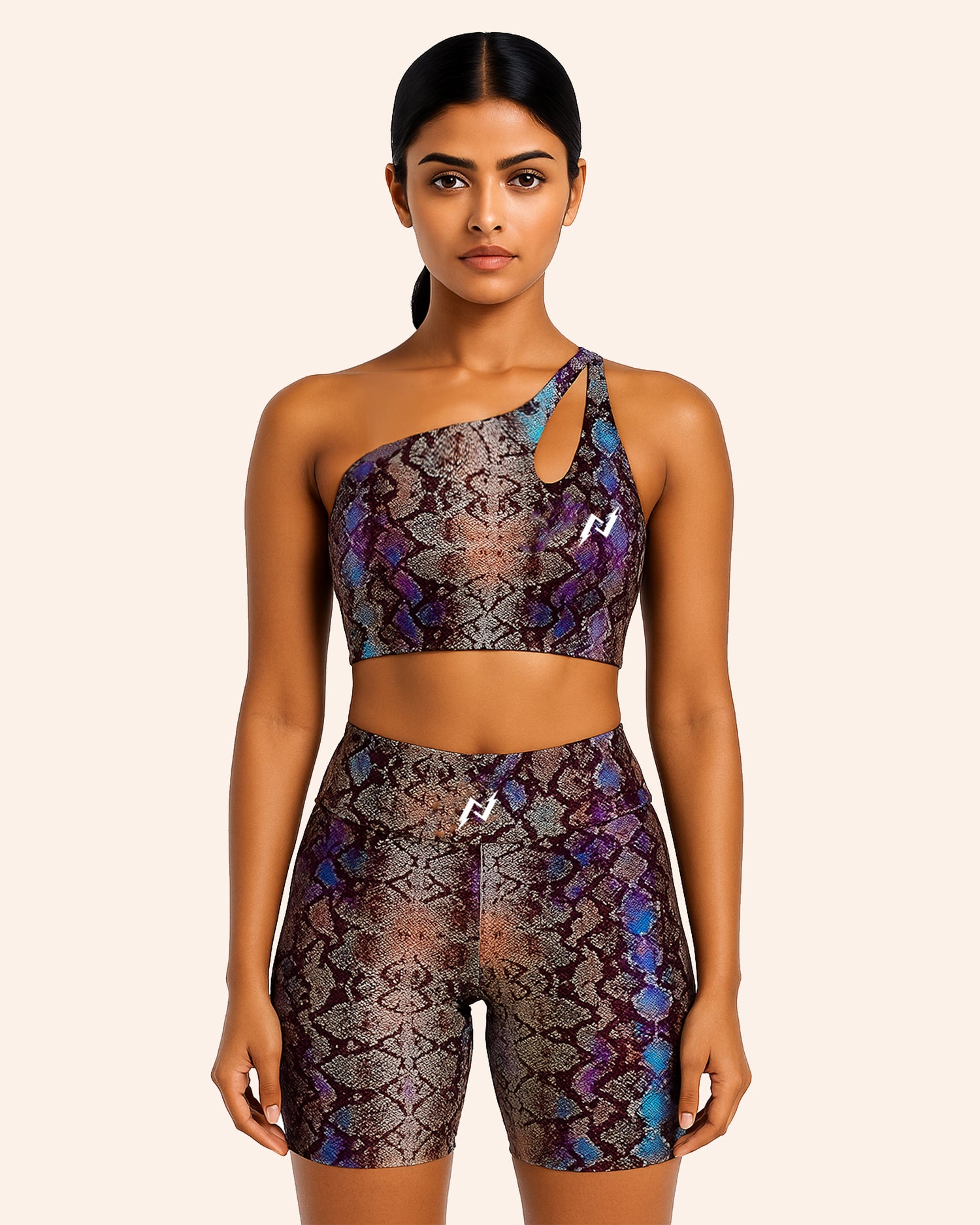 Diamond Snake Skin 2 Piece Yoga Set