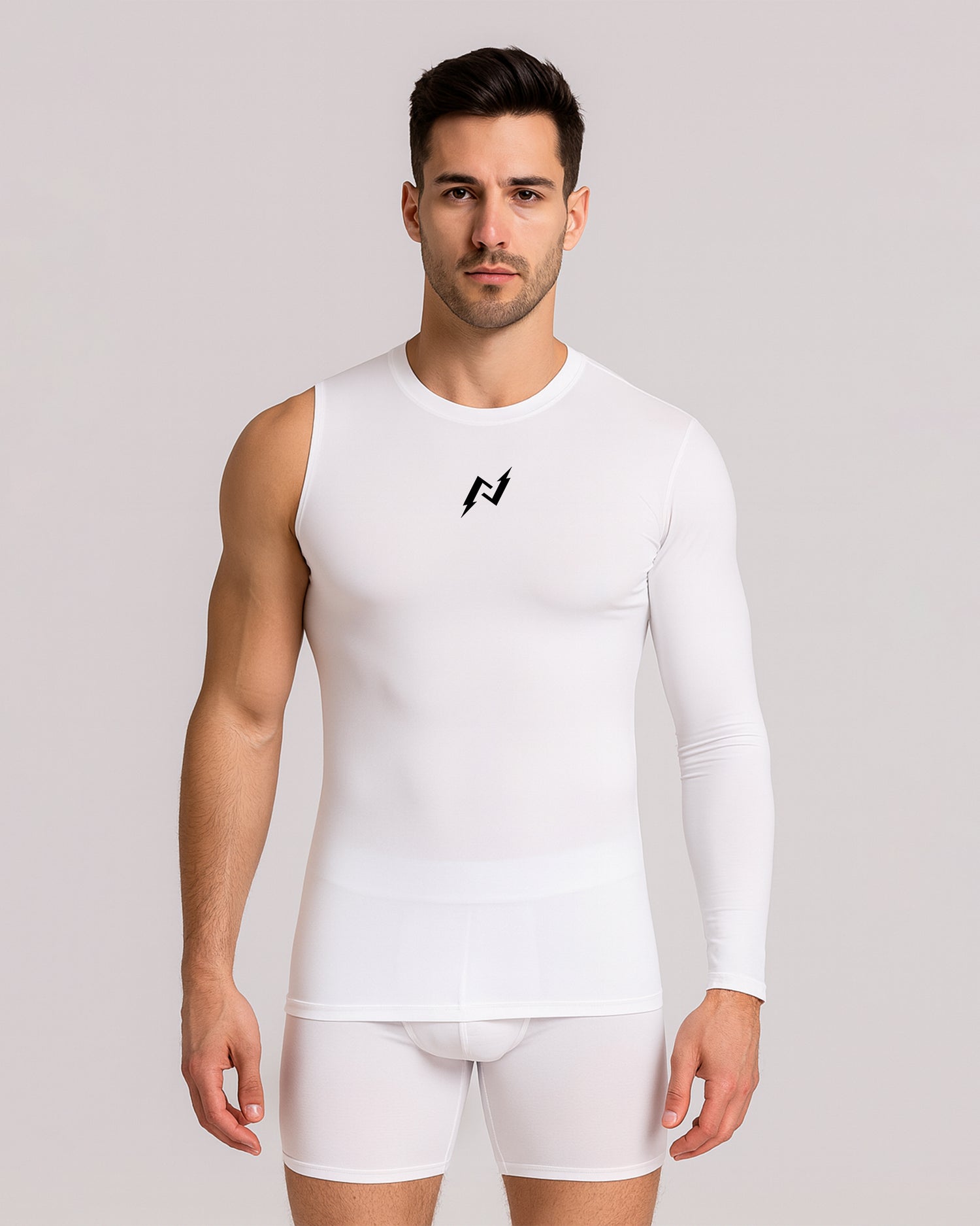 1 Arm Curry Compression Sleeve (White)