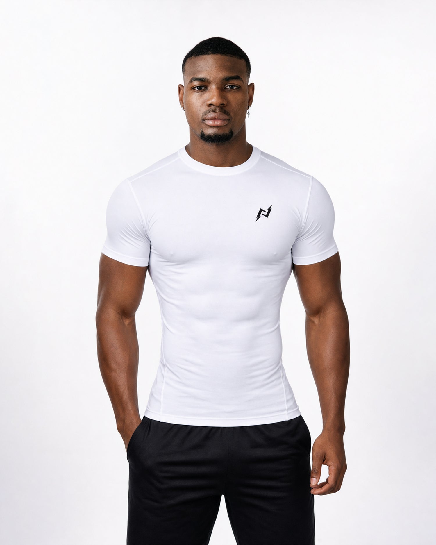 Compression Dry-Fit Tee White