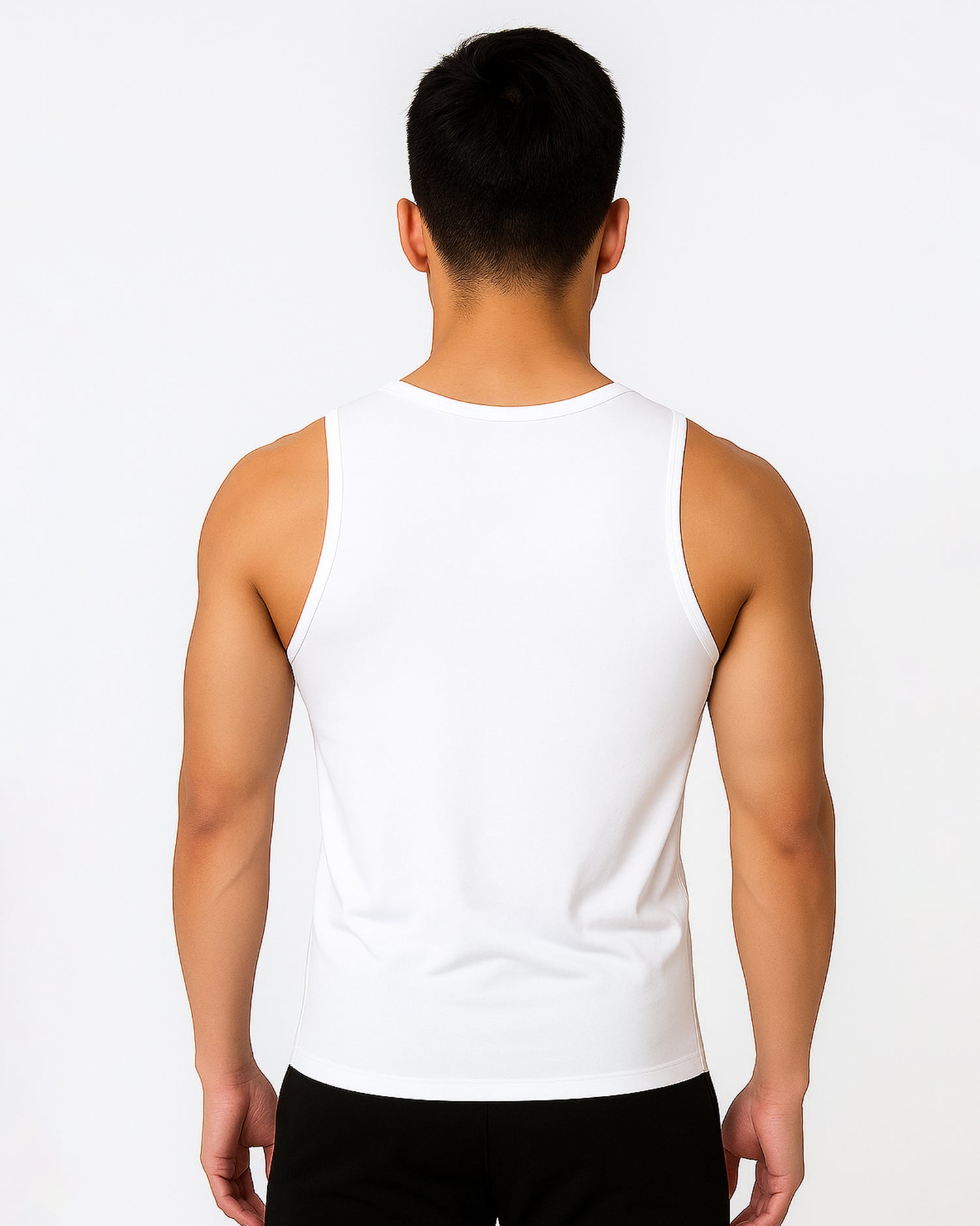 Compression Sleeveless Tank (White)