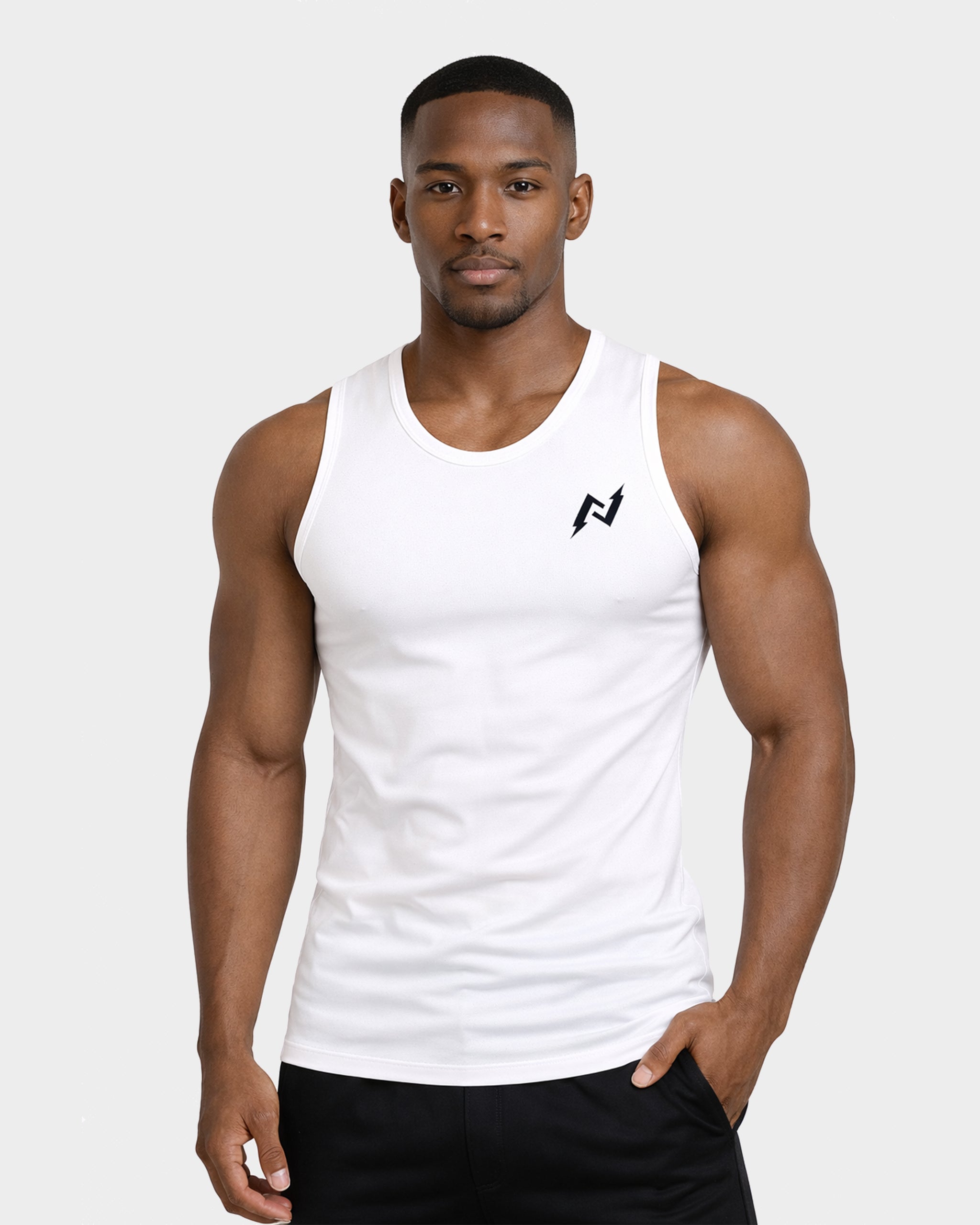efu EATHER SLEEVELESS TOP ホワイトF Sleeveless V-Neck Center Front Tie Top - White – Clara Sunwoo