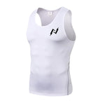 Compression Sleeveless Tank (White)