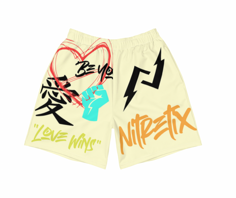 Love Wins Forever Shorts (Cream)